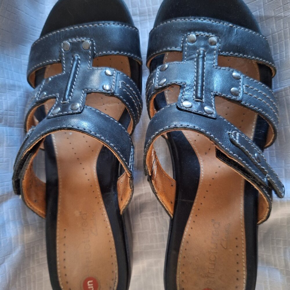 Clarks Unstructured Leather Sandal